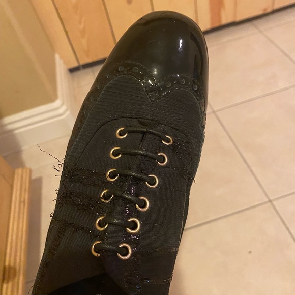 Chanel Distressed Tweed Detail Oxfords size 39 (runs small) - Picture 6 of 6